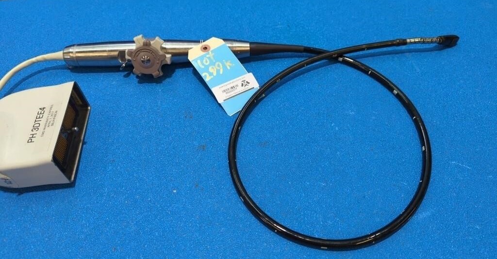 Philips X7-2T TEE Probe – Needs Repair (Exposed Shaft Wiring) — Ultrasound Probes — view 2