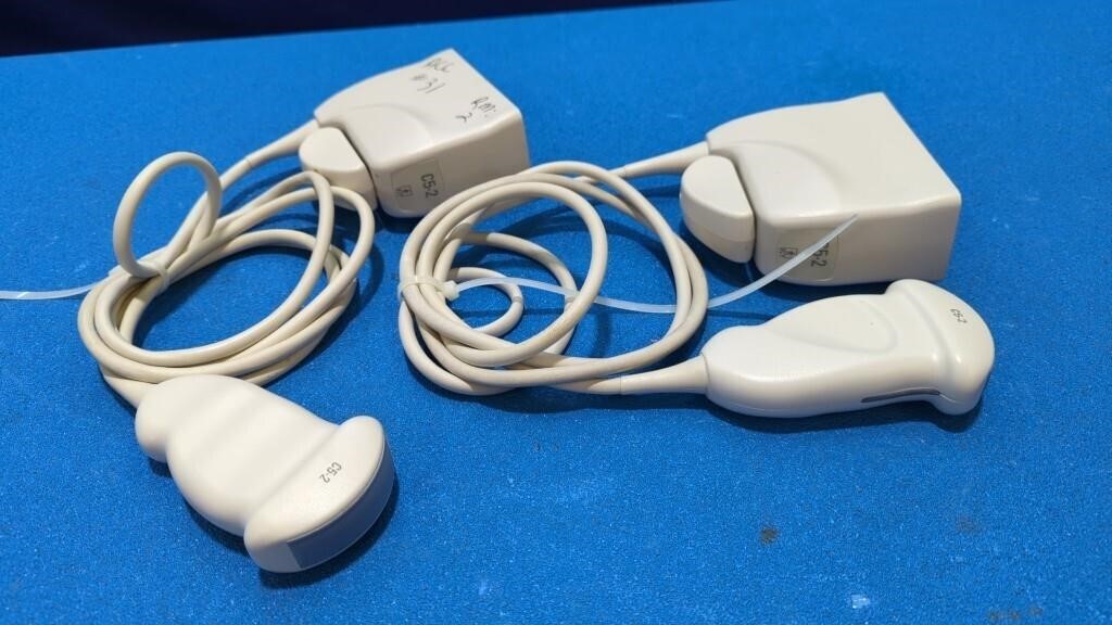 Philips C5-2 Curved Array Transducer (Lot of 2)