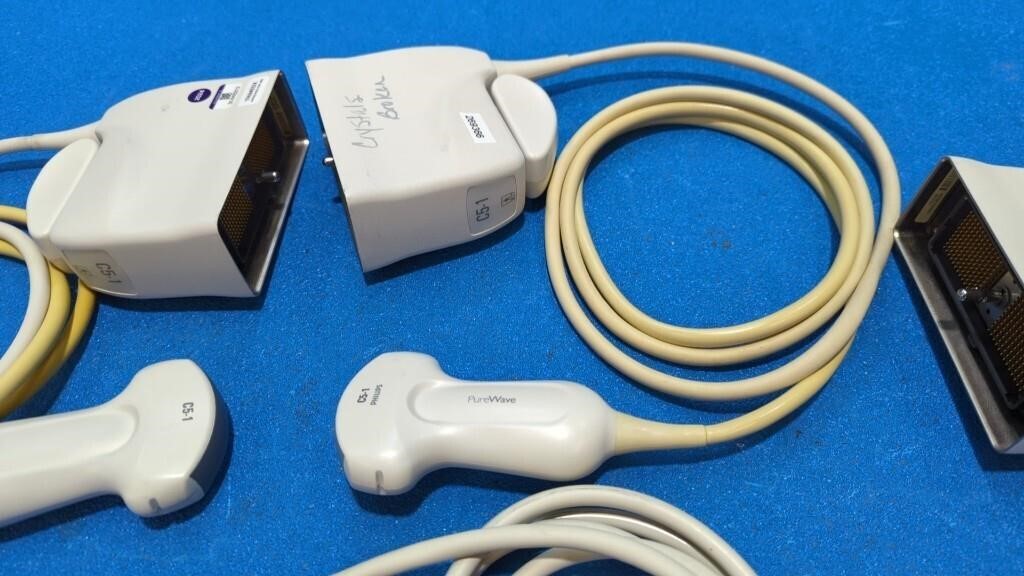 LOT OF 4 PHILIPS C5-1 PROBES — Ultrasound Probes — view 3