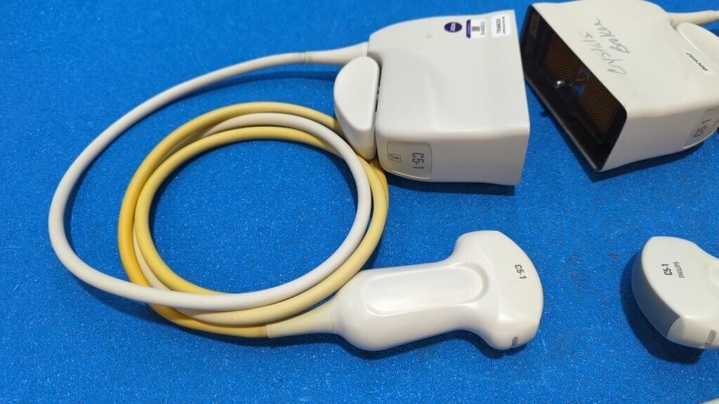 LOT OF 4 PHILIPS C5-1 PROBES — Ultrasound Probes — view 4