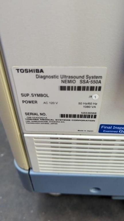 Toshiba Nemio 30 Diagnostic Ultrasound System — Ultrasound Machines — view 7