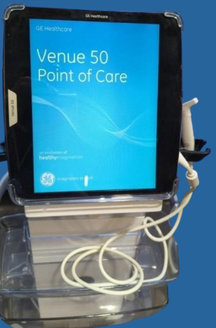 GE Venue 50 Portable Ultrasound System with L8-18I-SC Probe — Ultrasound Machines — view 11